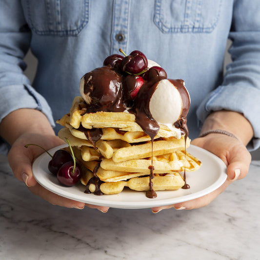 1701 Almond Honey Nougat Waffles