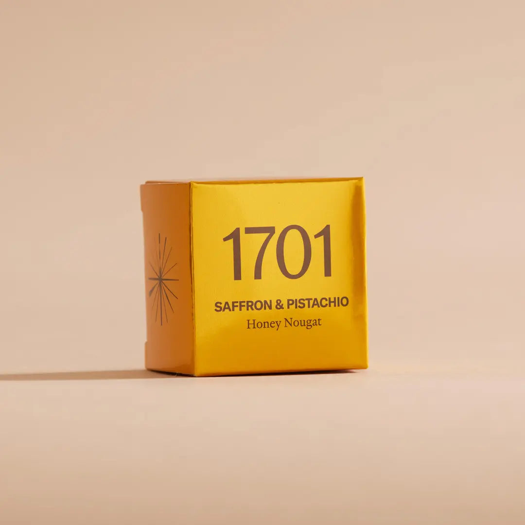 Saffron & Pistachio Honey Nougat Bar (20g) - 1701