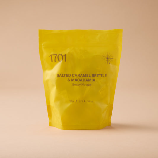 Salted Caramel Brittle & Macadamia Honey Nougat Pouch (500g) - 1701