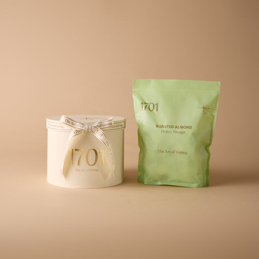 Honey Nougat Filled Medium Hat Box (1kg, +/- 50 pieces) - 1701