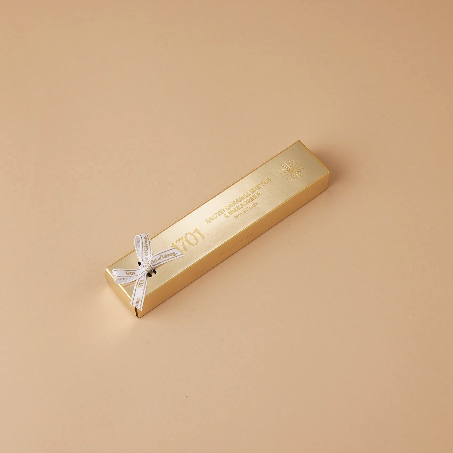 Salted Caramel Brittle & Macadamia Honey Nougat Bar (100g) - 1701