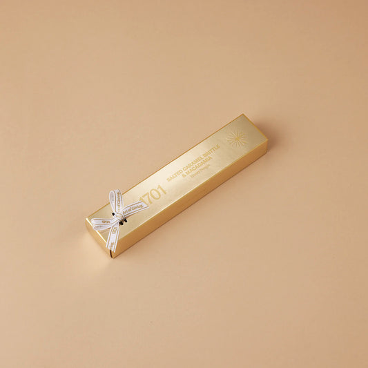 Salted Caramel Brittle & Macadamia Honey Nougat Bar (100g) - 1701