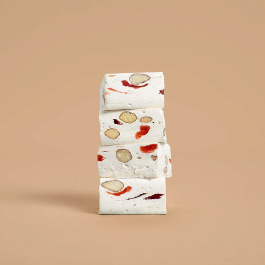 Rose Turkish Delight & Almond Honey Nougat Pouch (500g) - 1701