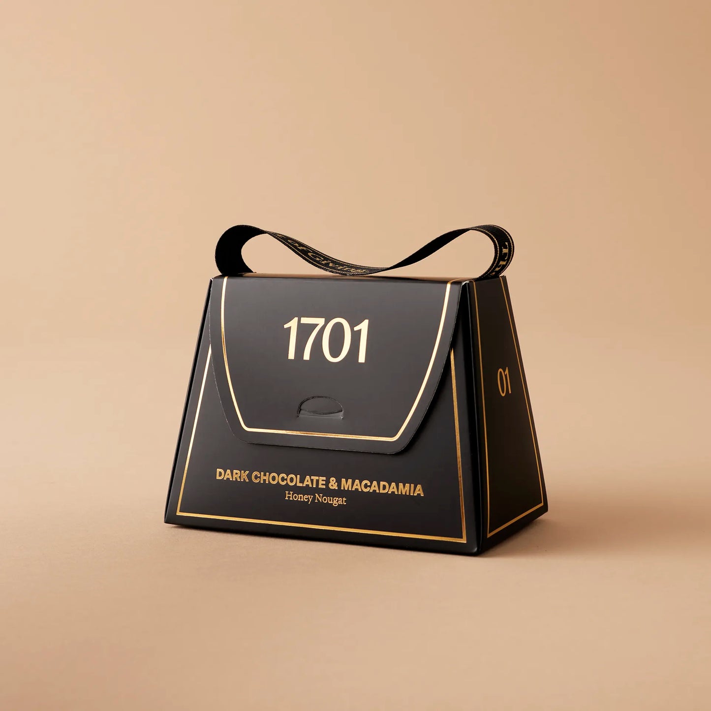 Dark Chocolate & Macadamia Honey Nougat Handbag (140g) - 1701