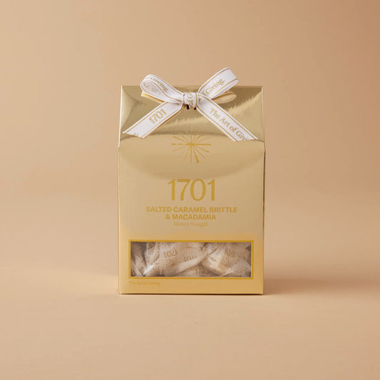 Salted Caramel Brittle & Macadamia Honey Nougat Box (160g) - 1701